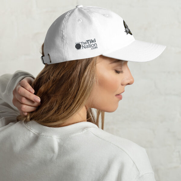 Tiki Brand White Low Profile Curved Visor Hat - Image 5
