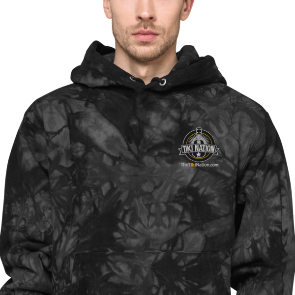 Tiki Nation Adventurer tie-dye Champion Hoodie - Unisex - Image 5