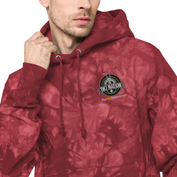 Tiki Nation Adventurer tie-dye Champion Hoodie - Unisex - Image 18