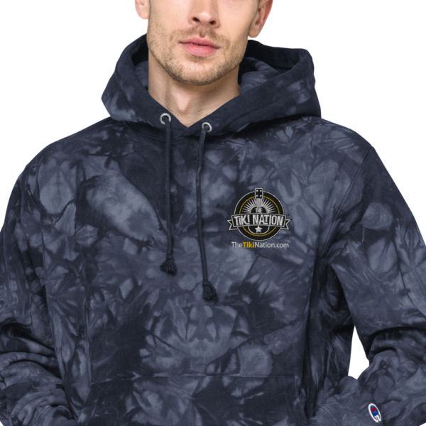 Tiki Nation Adventurer tie-dye Champion Hoodie - Unisex - Image 12