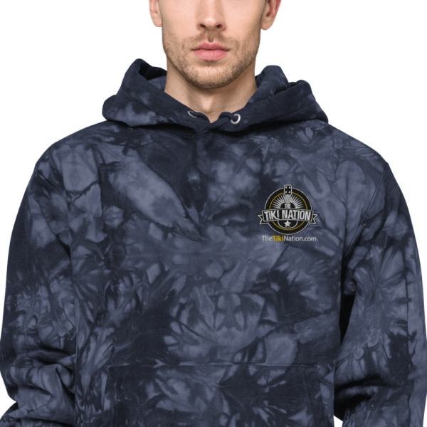 Tiki Nation Adventurer tie-dye Champion Hoodie - Unisex - Image 9