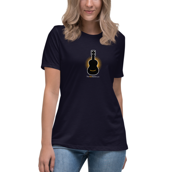 Tiki Radiant Uke - Women's Relaxed T-Shirt - Image 2