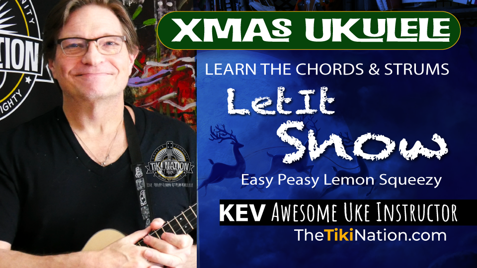 How to play Let it Snow on the ukulelel