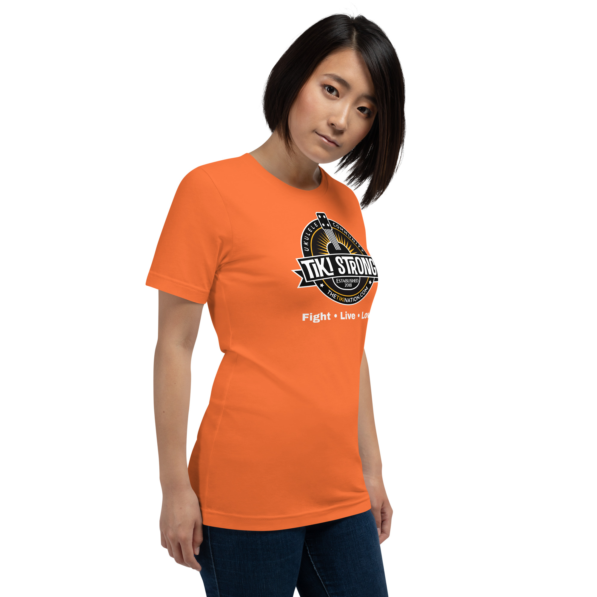 Tiki Strong - Fight • Live • Love Club Shirt - Image 8