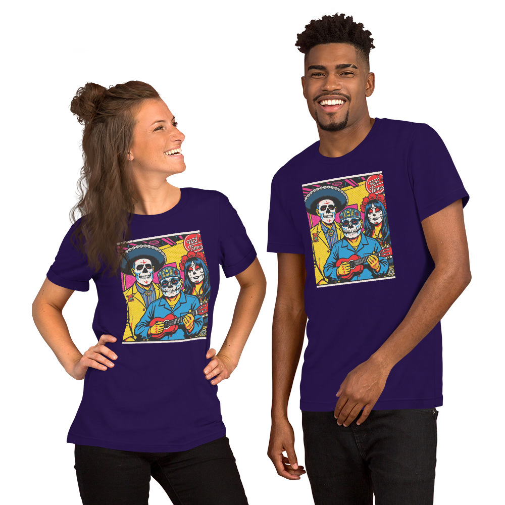 Day of the Dead Head Party Shirt - Image 2